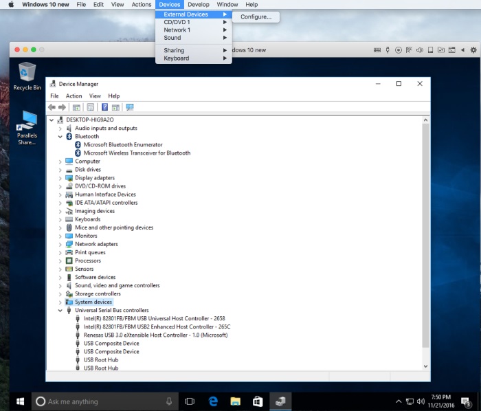 upgrade the usb host controller driver windows 10